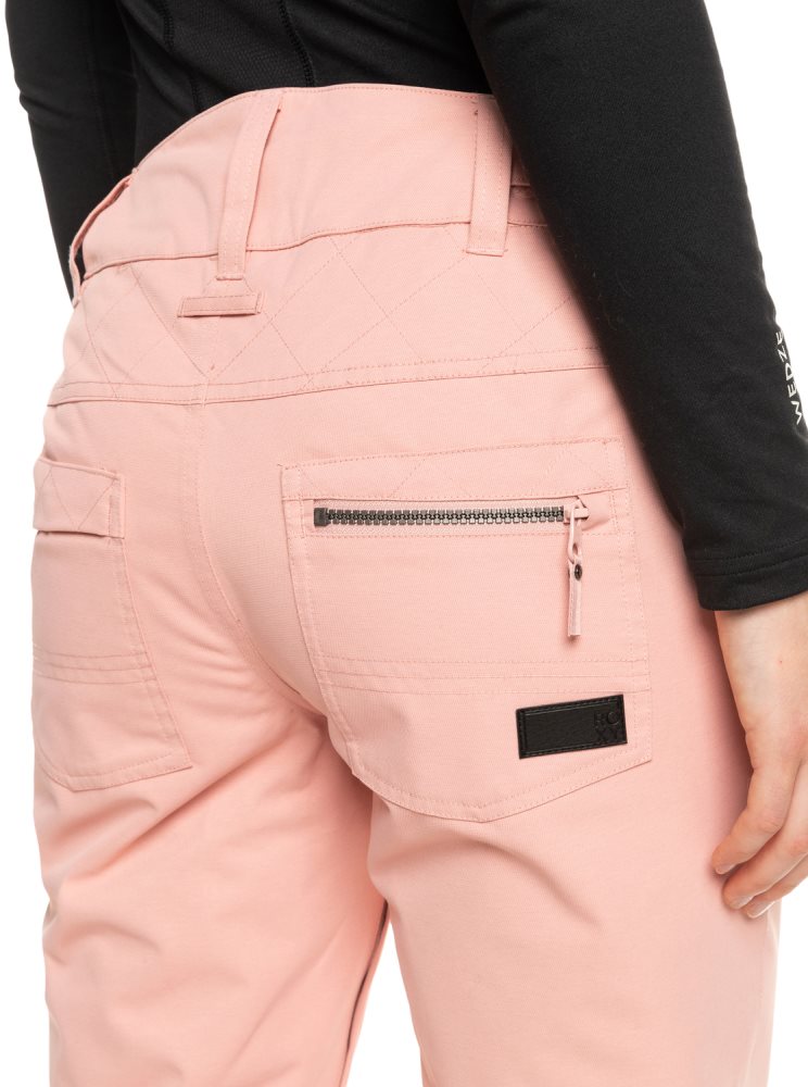 Pantalon Ski Roxy Nadia Insulated Rose Femme | QHK-31516309