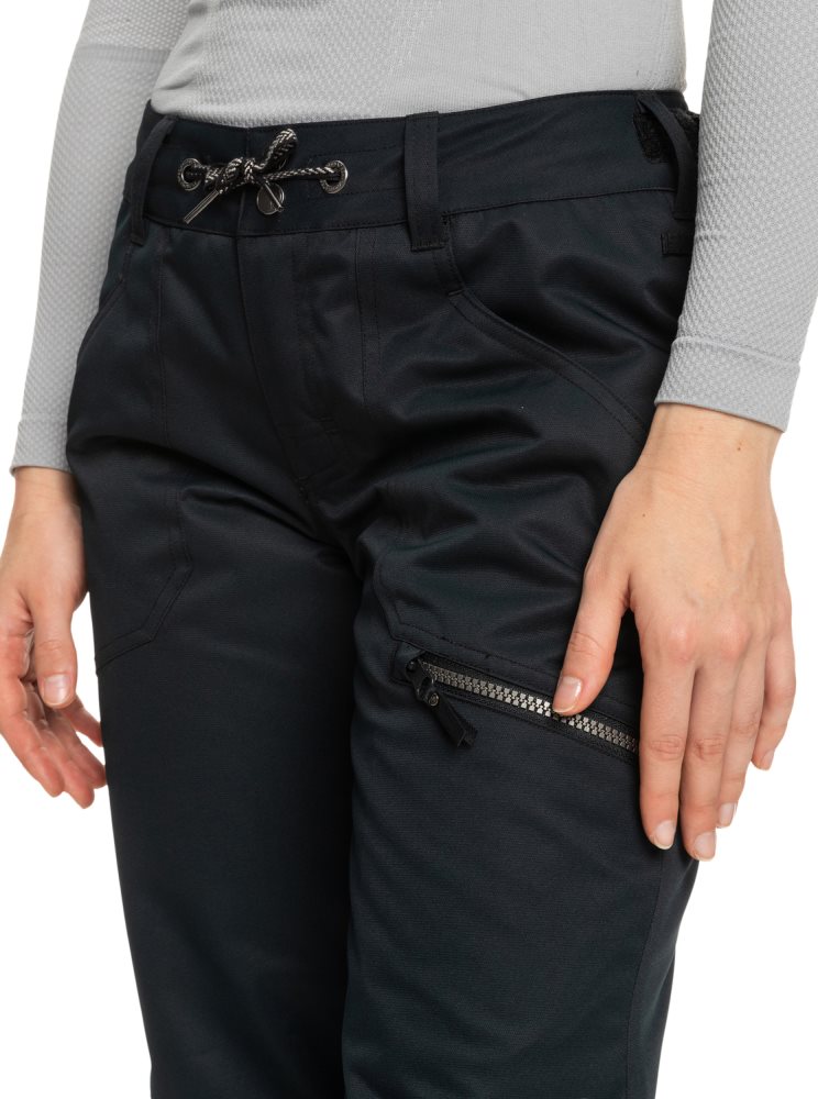 Pantalon Ski Roxy Nadia Insulated Noir Femme | QCL-51600742