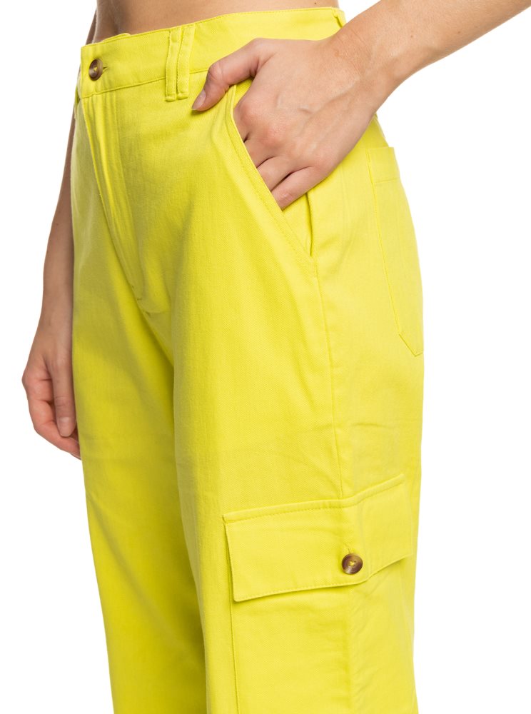 Pantalon Roxy Surf.Kind.Kate. Cargo Jaune Violette Femme | MPB-50371478