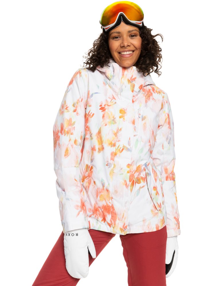 Veste De Ski Roxy Jetty Insulated Blanche Femme | ECY-65982628