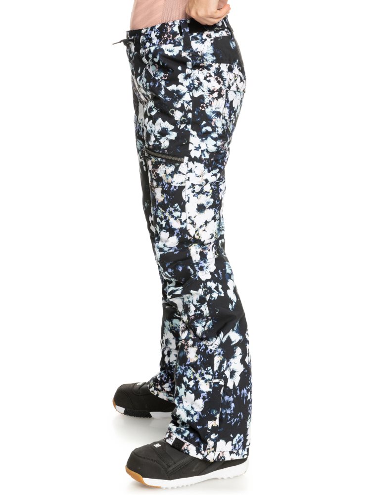 Pantalon Ski Roxy Nadia Printed Insulated Noir Femme | IJS-87325397