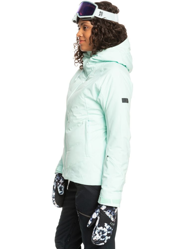 Veste De Ski Roxy Dusk Insulated Turquoise Clair Femme | FPA-53950360