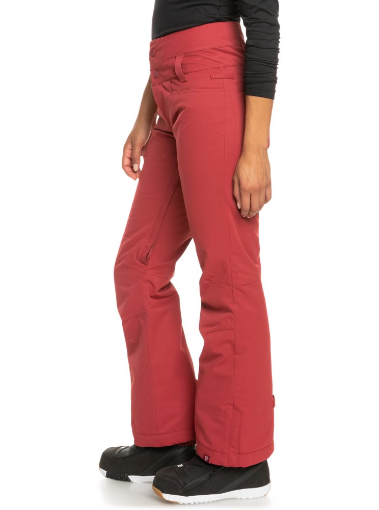 Pantalon Ski Roxy Diversion Insulated Rouge Foncé Femme | BKM-61463545