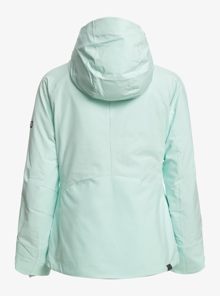 Veste De Ski Roxy Dusk Insulated Turquoise Clair Femme | FPA-53950360