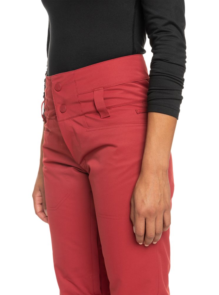 Pantalon Ski Roxy Diversion Insulated Rouge Foncé Femme | BKM-61463545