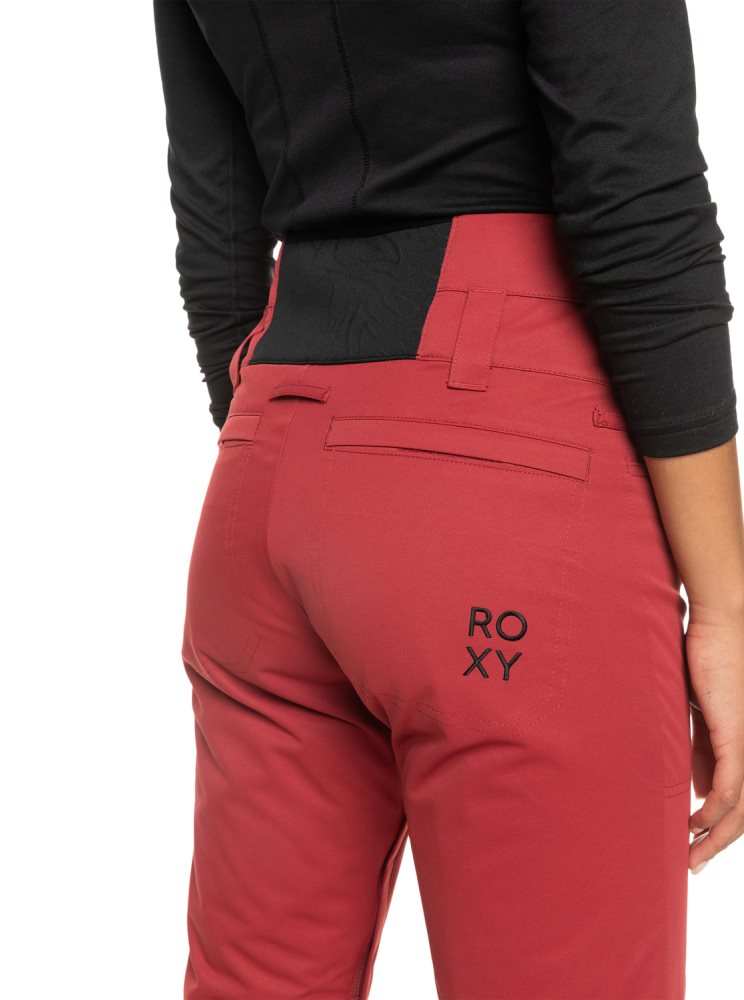 Pantalon Ski Roxy Diversion Insulated Rouge Foncé Femme | BKM-61463545