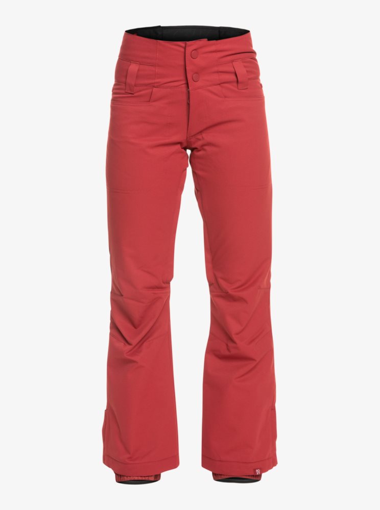 Pantalon Ski Roxy Diversion Insulated Rouge Foncé Femme | BKM-61463545