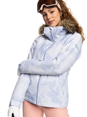 Veste De Ski Roxy Jet Ski Insulated Blanche Bleu Femme | QHH-14195565