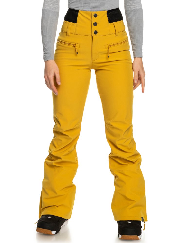 Pantalon Ski Roxy Rising High Shell Orange Femme | BAP-80056772