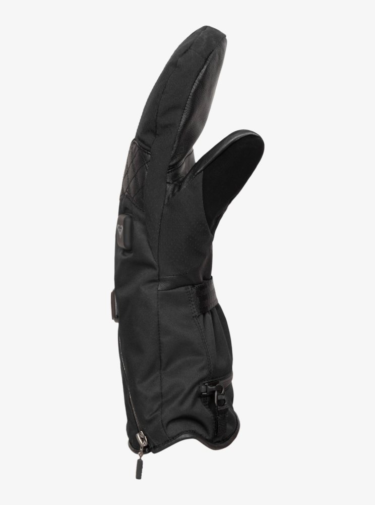 Gants Ski Roxy Sierra WarmLink Neigeboard/Ski Mittens Noir Femme | NCZ-96836339