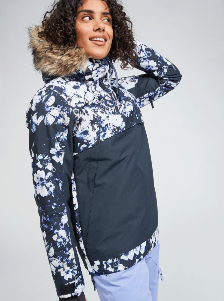 Veste De Ski Roxy Shelter Insulated Noir Femme | ATE-61325488