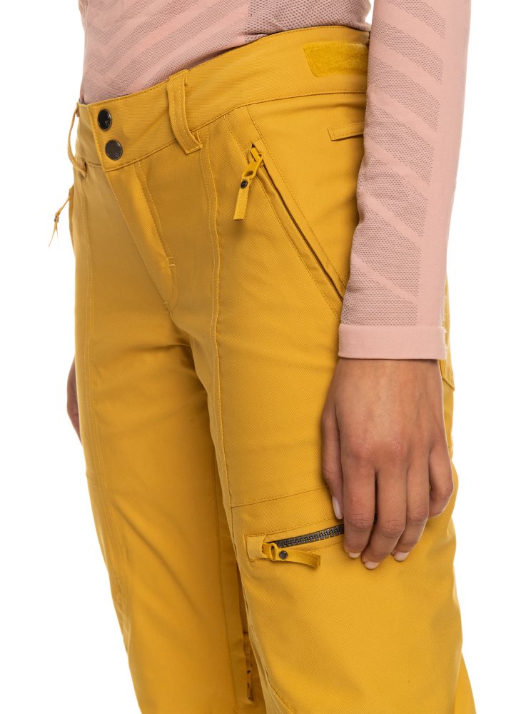 Pantalon Ski Roxy Cabin Slim Fit Orange Femme | TBP-45299302