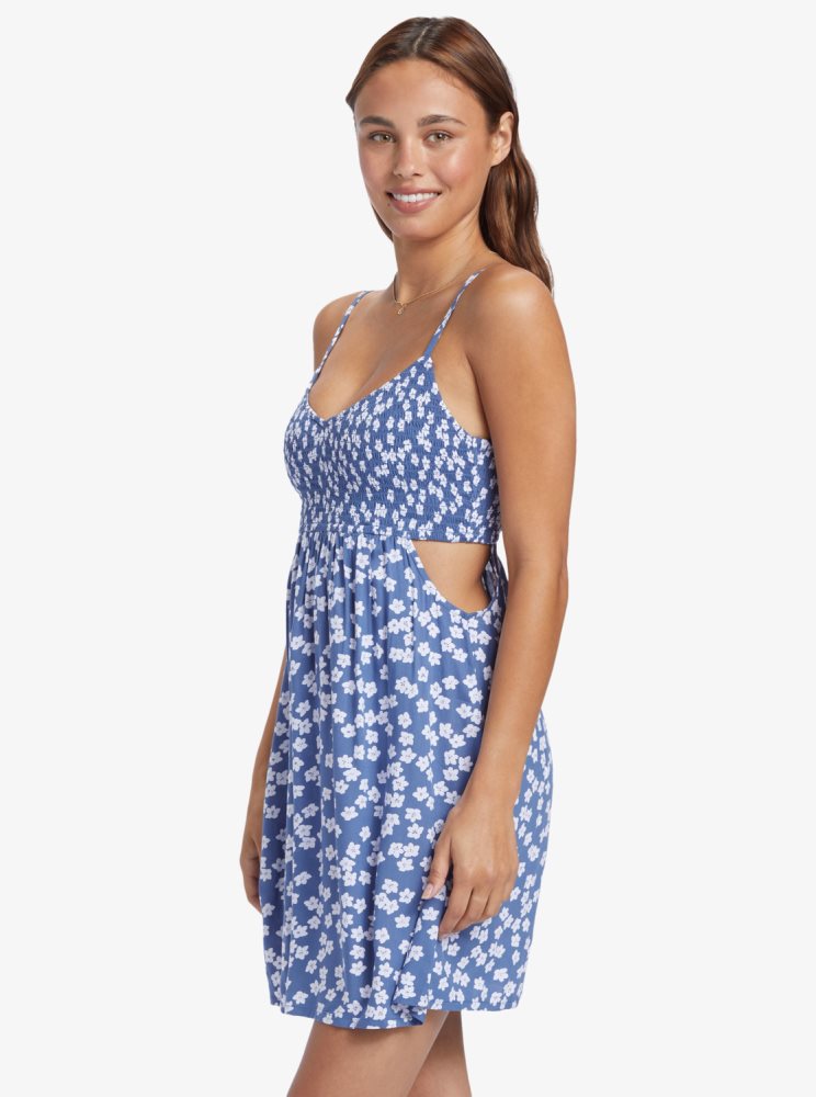 Peignoir Roxy Hot Tropics Mini Bleu Femme | GLR-33111462