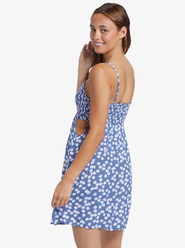 Peignoir Roxy Hot Tropics Mini Bleu Femme | GLR-33111462