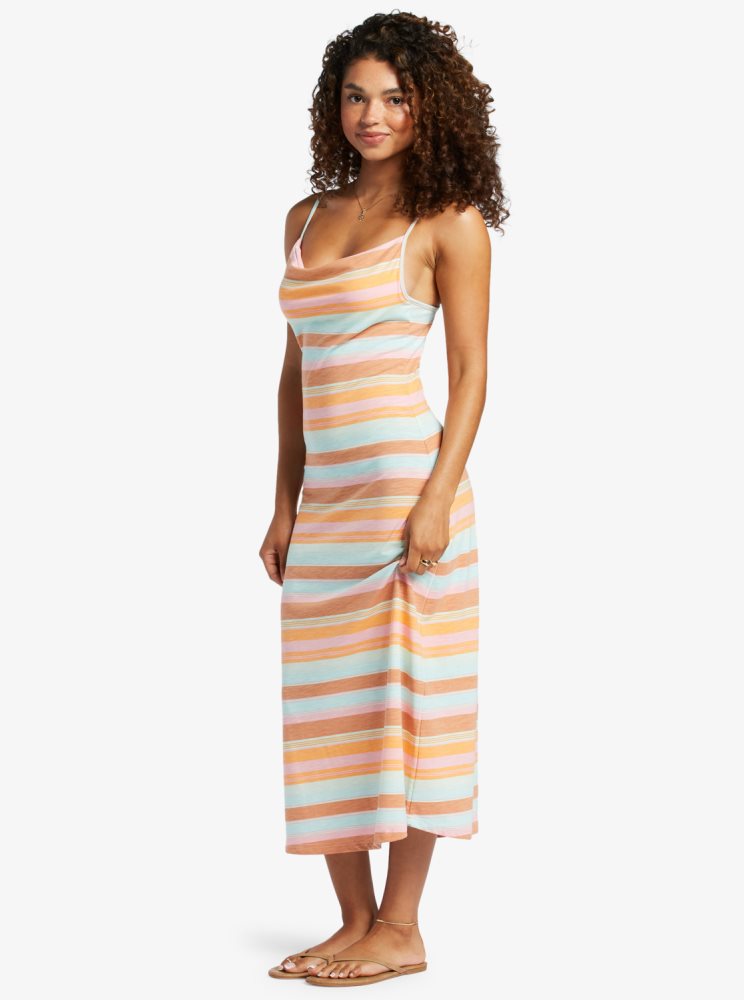 Peignoir Roxy Last Dance Midi Stripes Femme | ZKJ-63202082