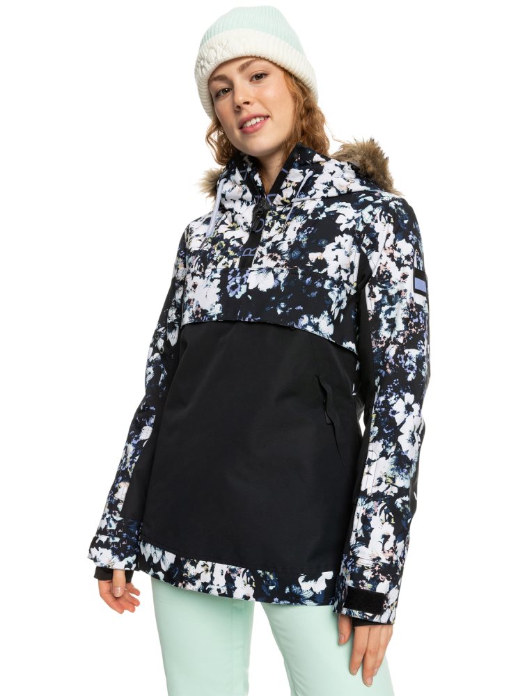 Veste De Ski Roxy Shelter Insulated Noir Femme | ATE-61325488