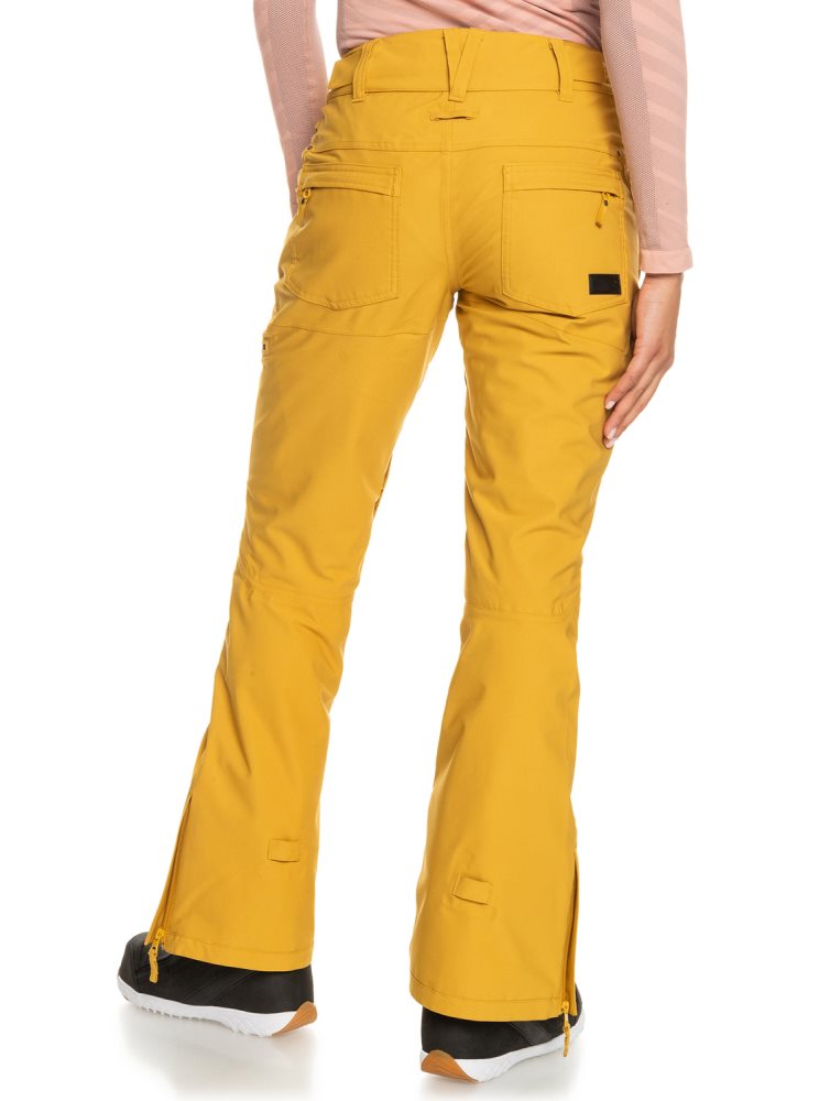 Pantalon Ski Roxy Cabin Slim Fit Orange Femme | TBP-45299302