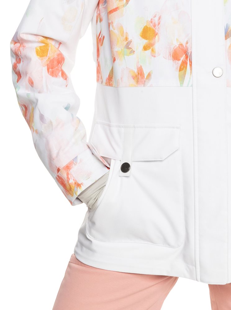 Veste De Ski Roxy Andie Insulated Blanche Femme | EOS-57604522