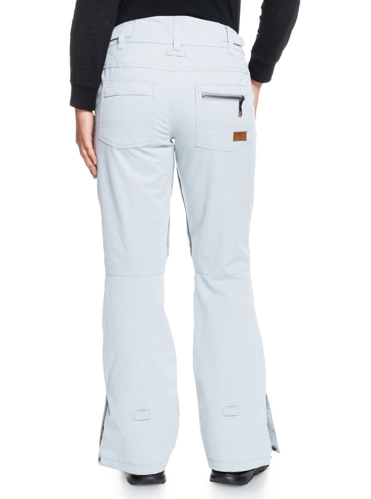 Pantalon Ski Roxy Nadia Insulated Grise Femme | DLN-19851115