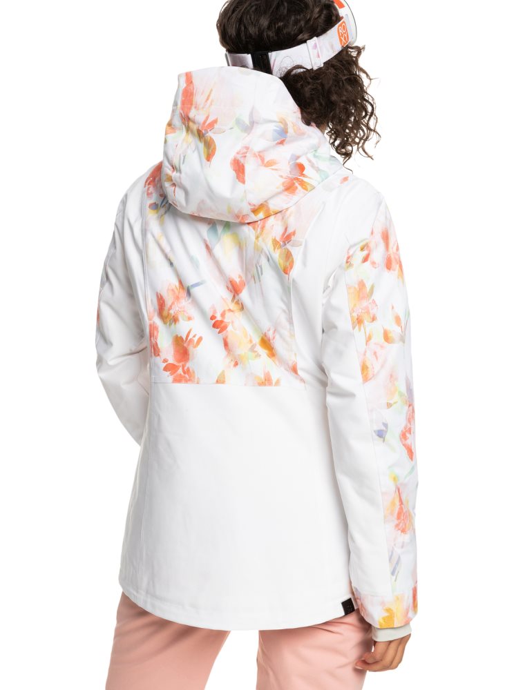 Veste De Ski Roxy Andie Insulated Blanche Femme | EOS-57604522