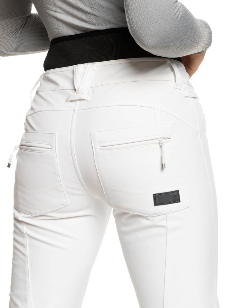 Pantalon Ski Roxy Rising High Technical Blanche Femme | PFH-24720412