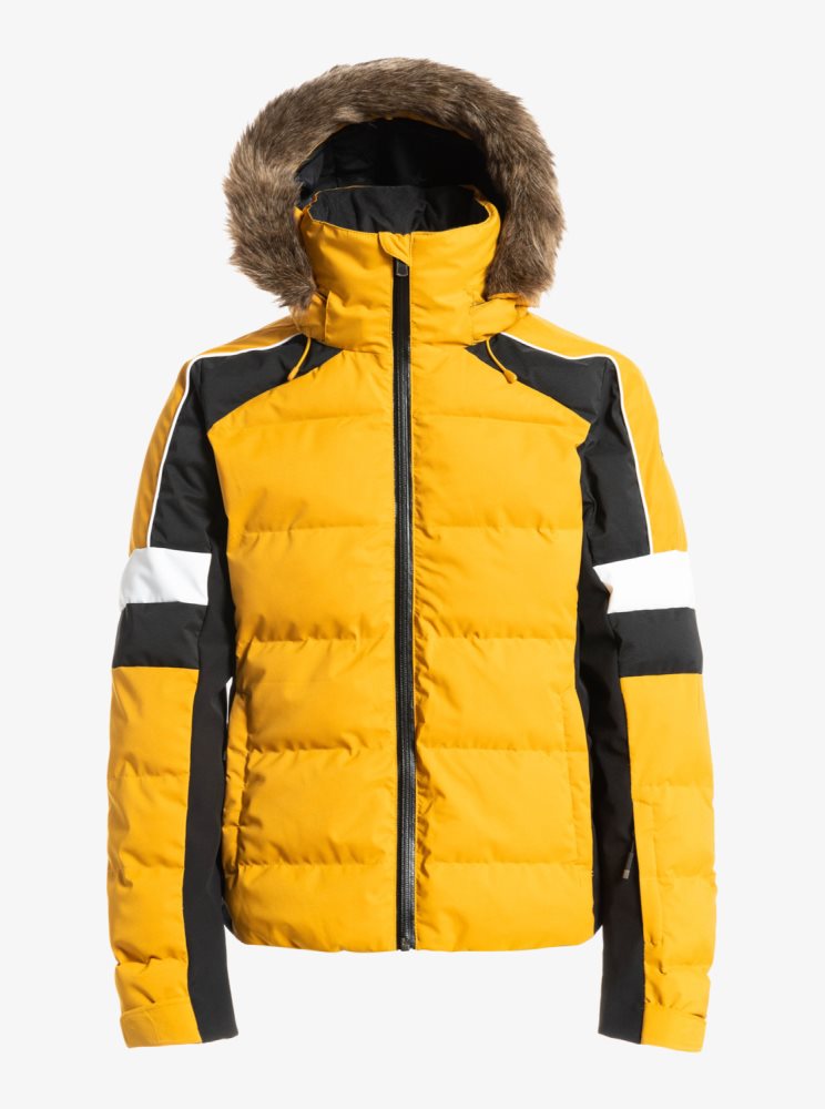 Veste De Ski Roxy Neige Blizzard Insulated Orange Femme | QZA-41682019