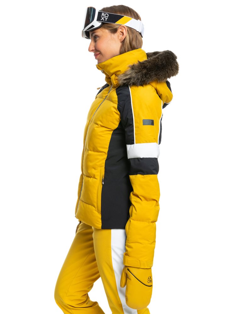 Veste De Ski Roxy Neige Blizzard Insulated Orange Femme | QZA-41682019