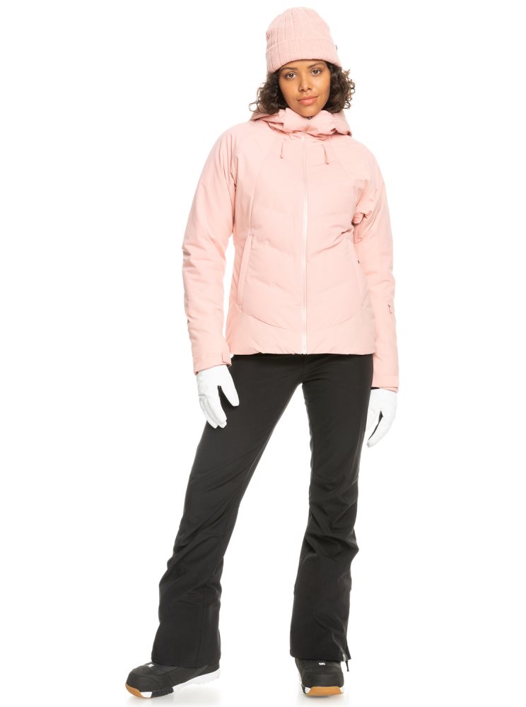 Veste De Ski Roxy Dusk Insulated Rose Femme | PCS-52069860