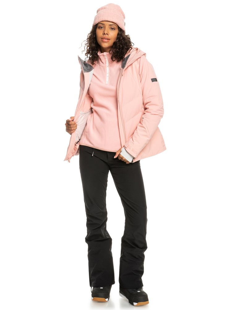 Veste De Ski Roxy Dusk Insulated Rose Femme | PCS-52069860