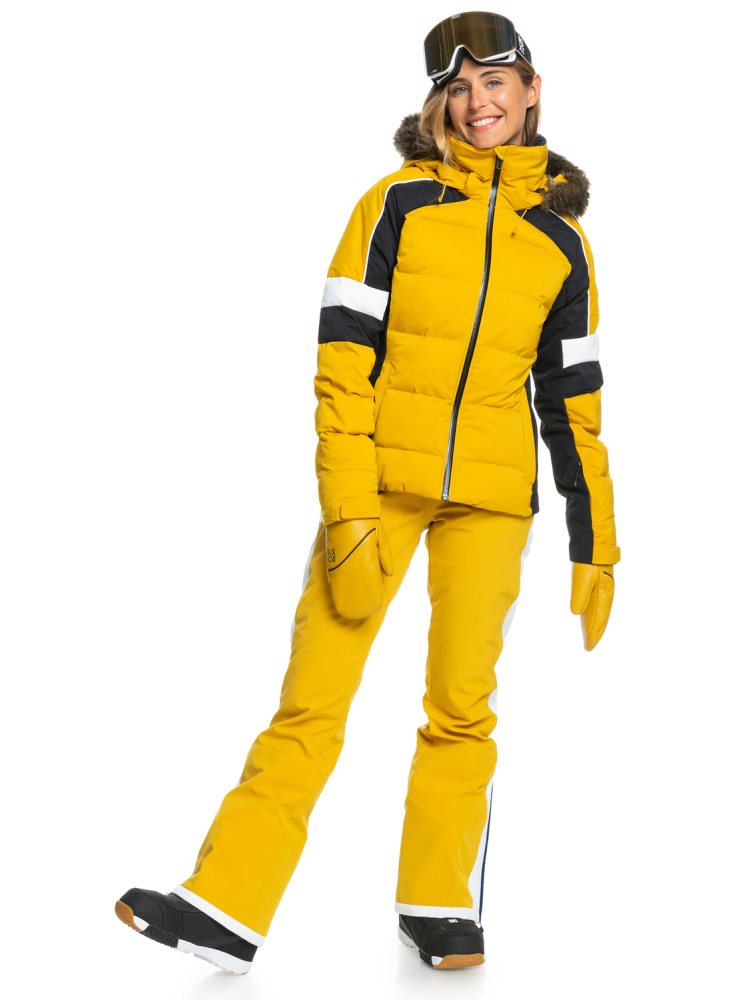 Veste De Ski Roxy Neige Blizzard Insulated Orange Femme | QZA-41682019