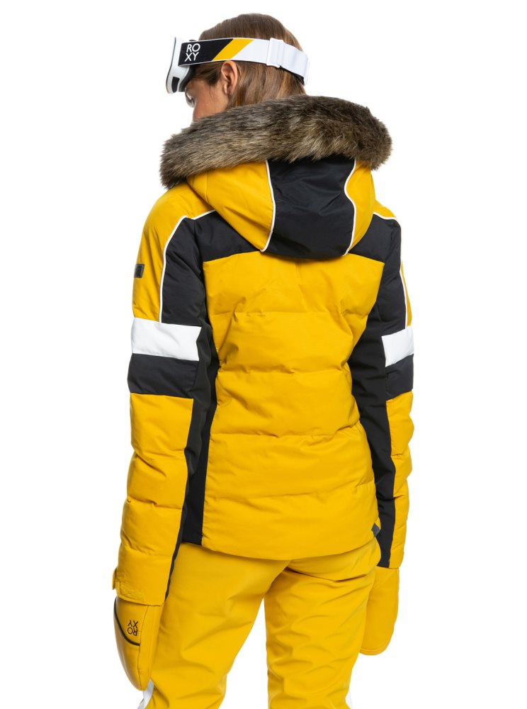 Veste De Ski Roxy Neige Blizzard Insulated Orange Femme | QZA-41682019