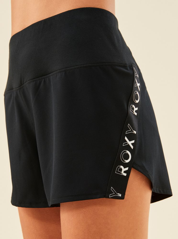 Shorts Roxy Bold Moves Technical Grise Foncé Femme | ADZ-11298074