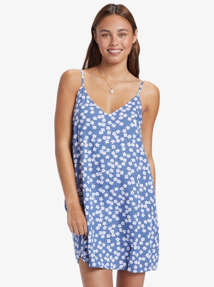 Peignoir Roxy Daytrip Slip Mini Bleu Femme | CWC-83409703