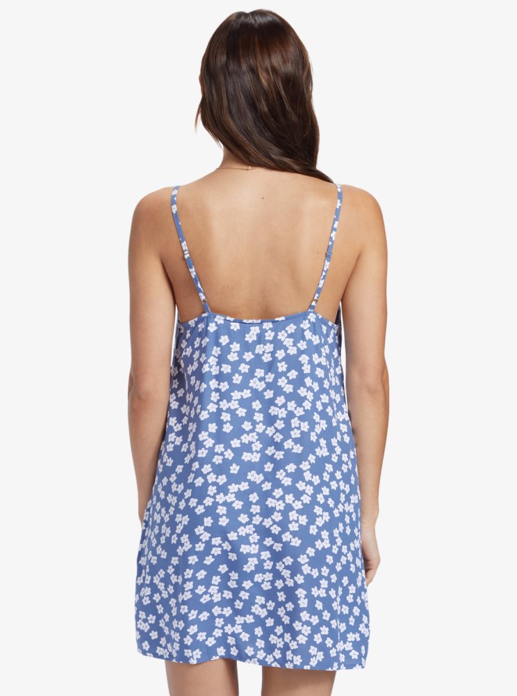 Peignoir Roxy Daytrip Slip Mini Bleu Femme | CWC-83409703