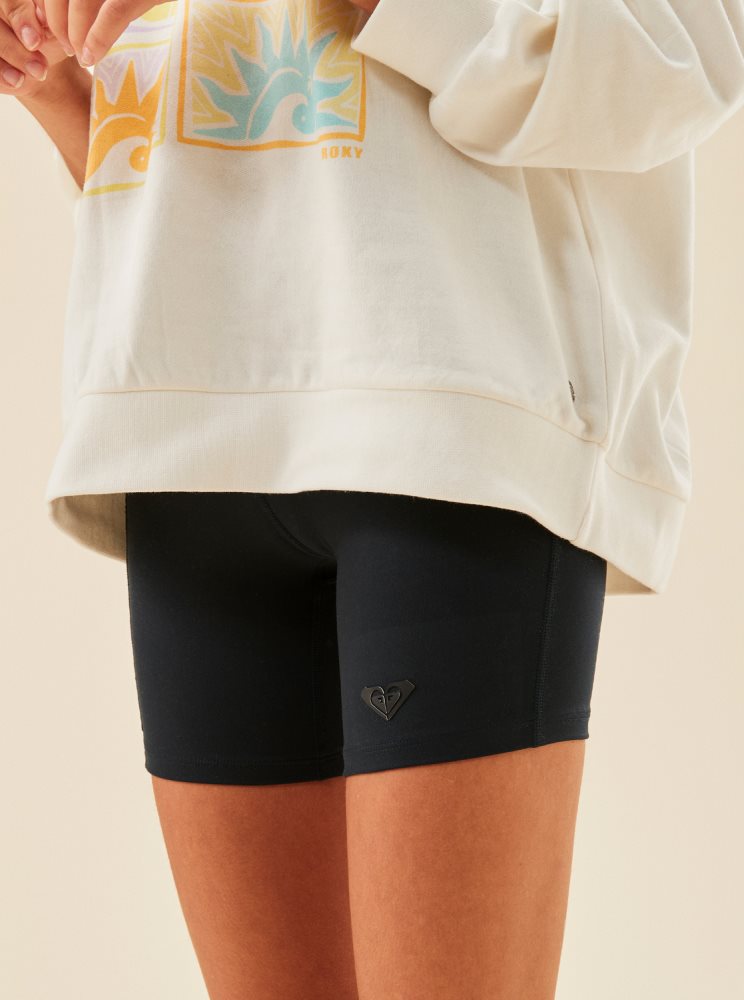 Shorts Roxy Heart Into It Technical Grise Foncé Femme | TSN-00312130