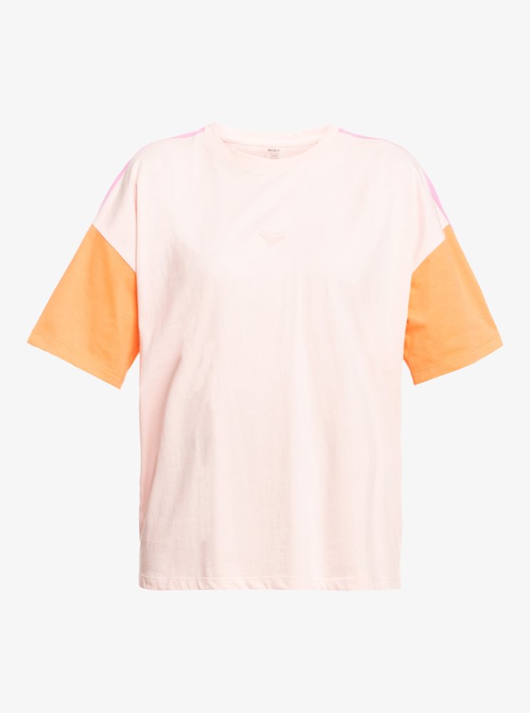 T Shirts Roxy Essential Energy Sports Corail Femme | RGF-32751791