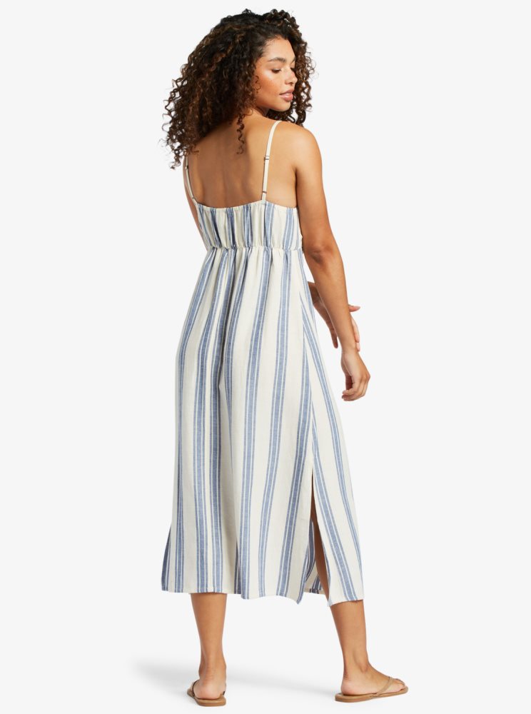 Peignoir Roxy Sweetest Step Midi Stripes Femme | WBP-27545922