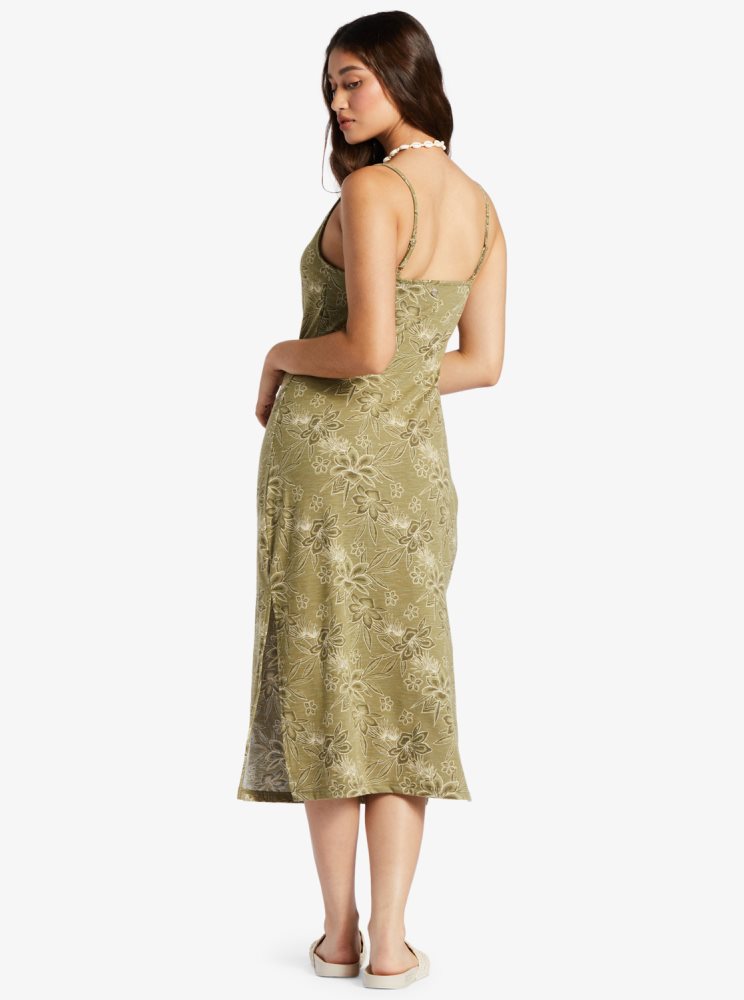 Peignoir Roxy Last Dance Midi Vert Femme | YNN-68606785