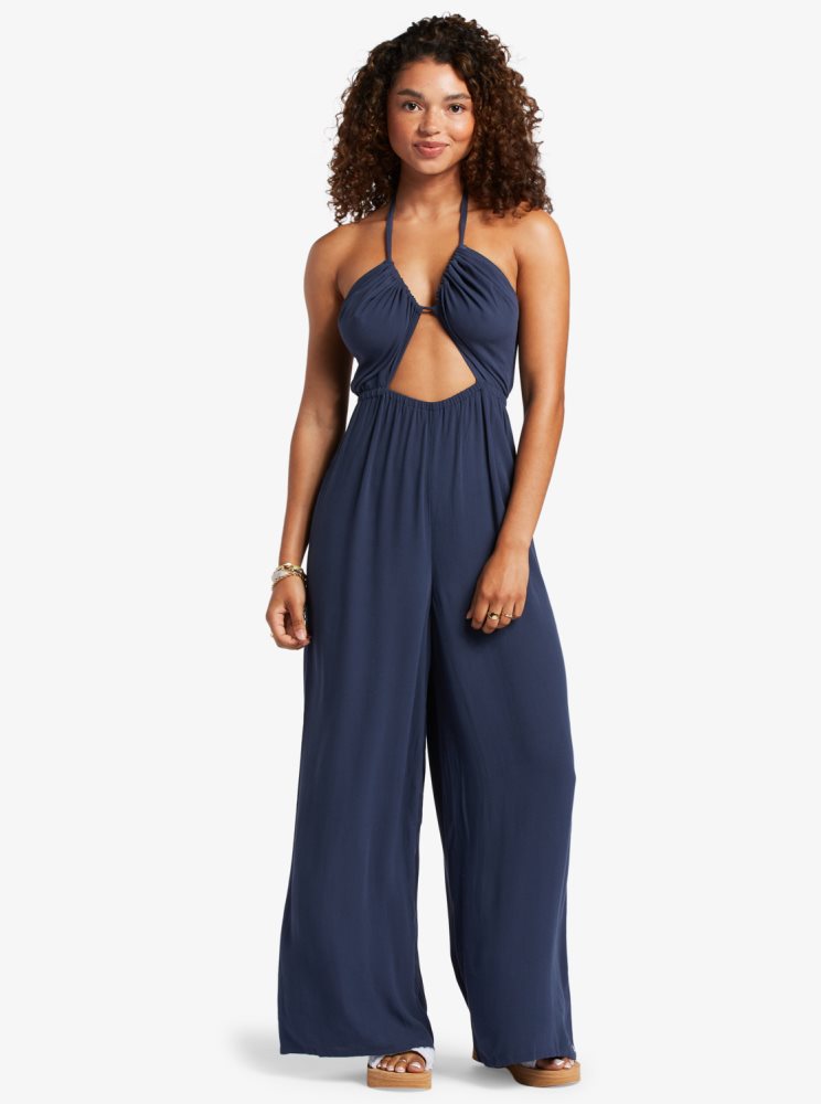 Combinaison Roxy Away On Vacay Larges Leg Indigo Femme | DYP-47457425