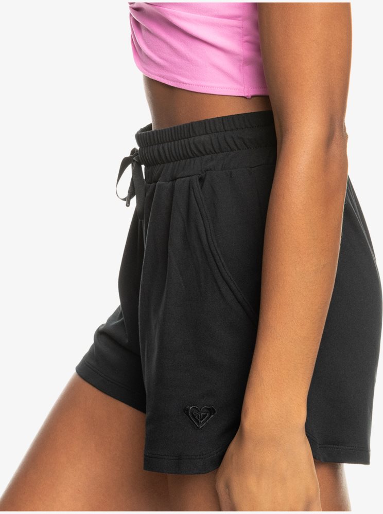 Shorts Roxy Naturally Active Sports Grise Foncé Femme | BEM-88268656