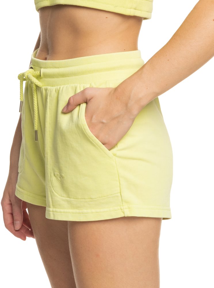 Shorts Roxy Taking It Easy Sweat Vert Femme | BPK-59747794