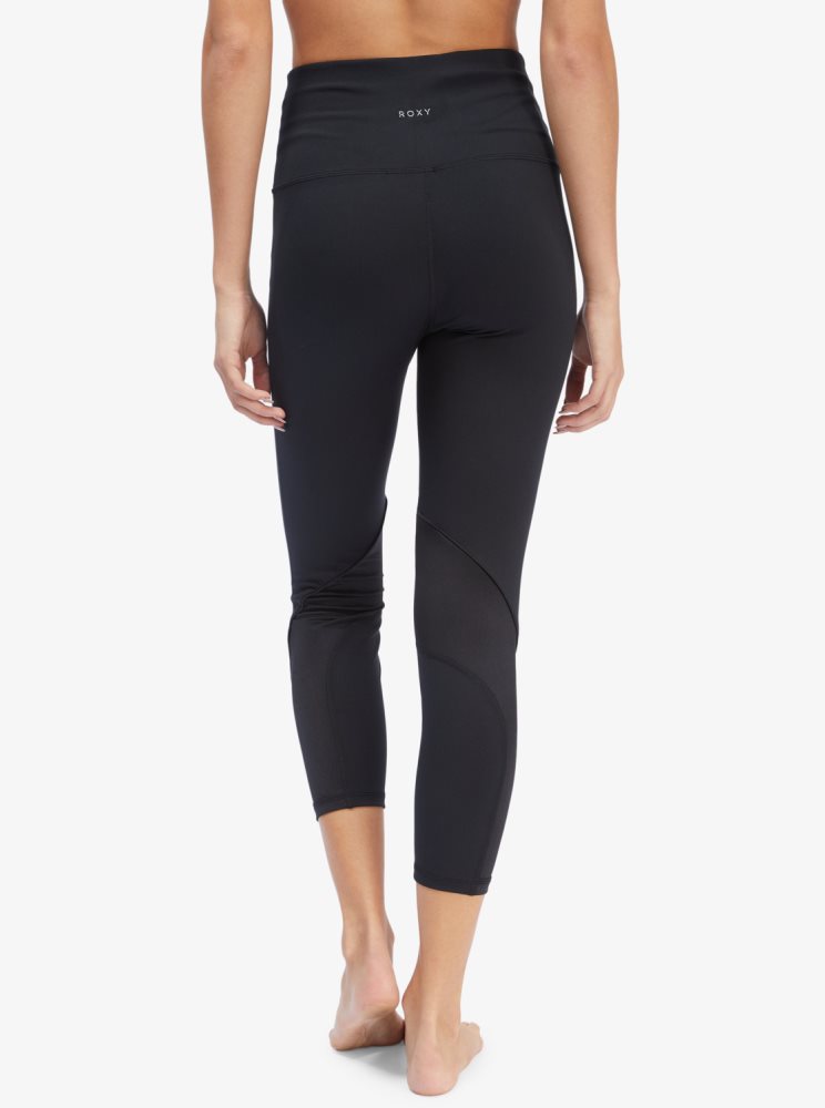 Leggings Roxy Interstellar Disco Fitness Grise Foncé Femme | EKS-17595539