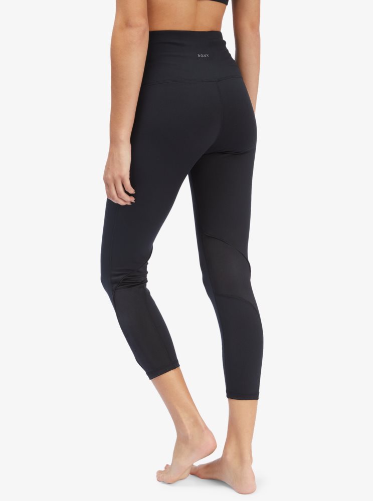 Leggings Roxy Interstellar Disco Fitness Grise Foncé Femme | EKS-17595539