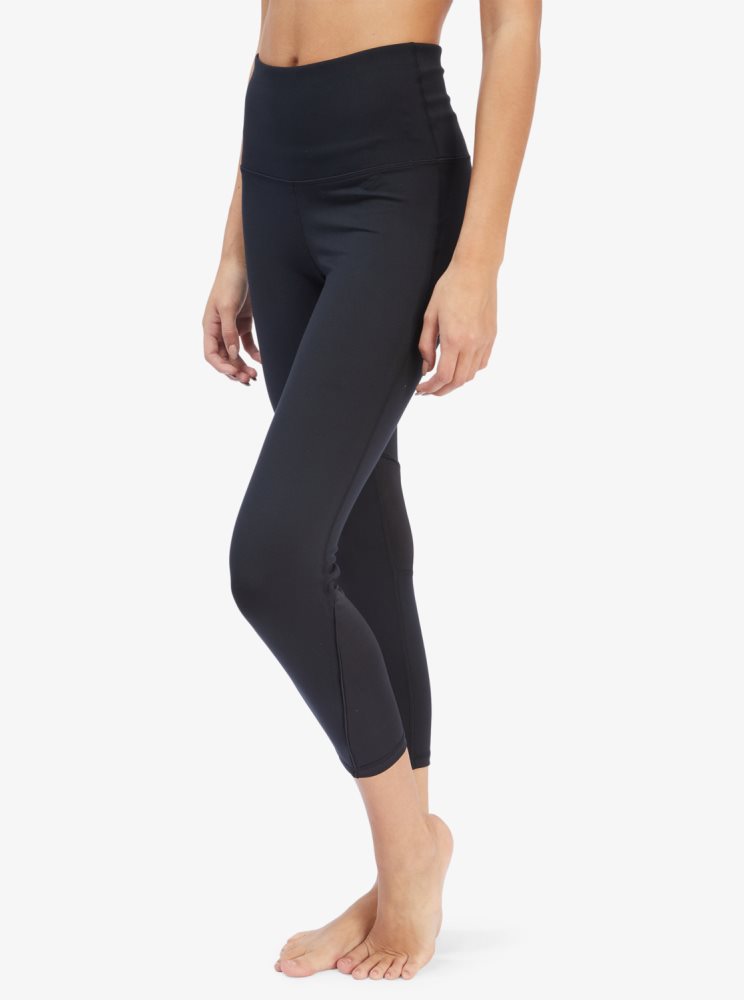 Leggings Roxy Interstellar Disco Fitness Grise Foncé Femme | EKS-17595539