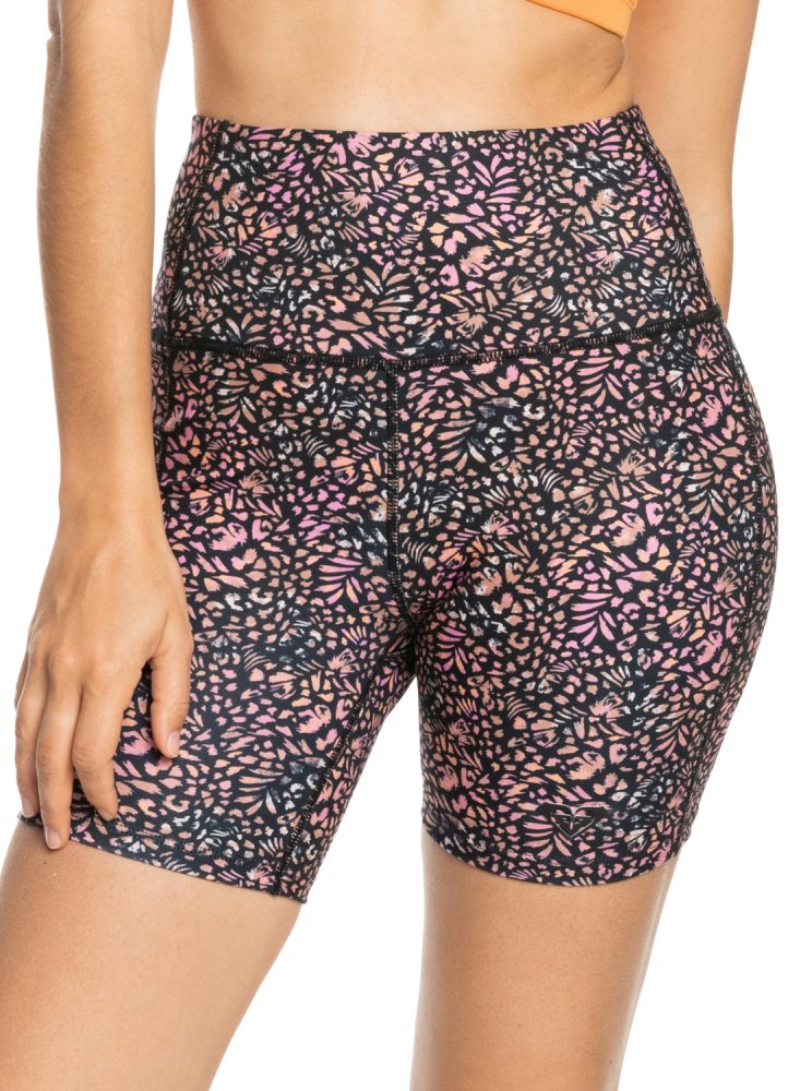 Shorts Roxy Heart Into It Technical Noir Multicolore Femme | SBF-73125530