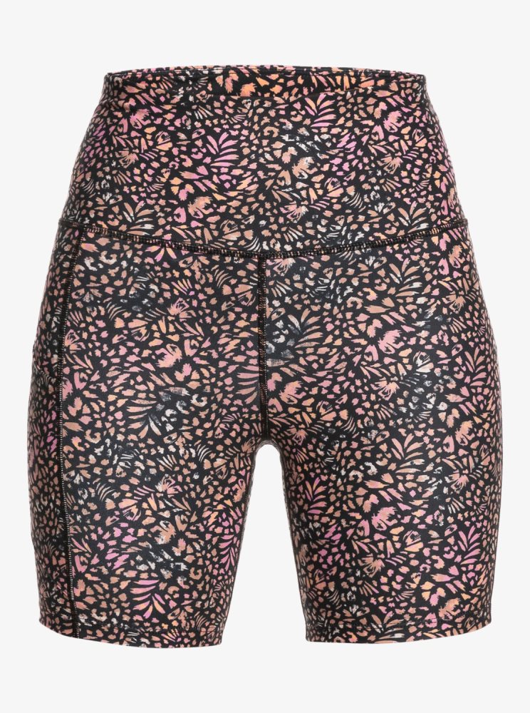 Shorts Roxy Heart Into It Technical Noir Multicolore Femme | SBF-73125530