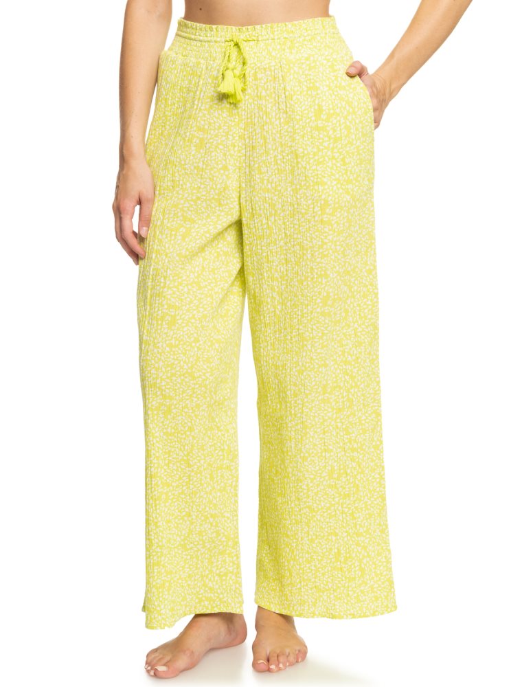 Pantalon Roxy Drift Away Beach Vert Femme | QXK-91284307