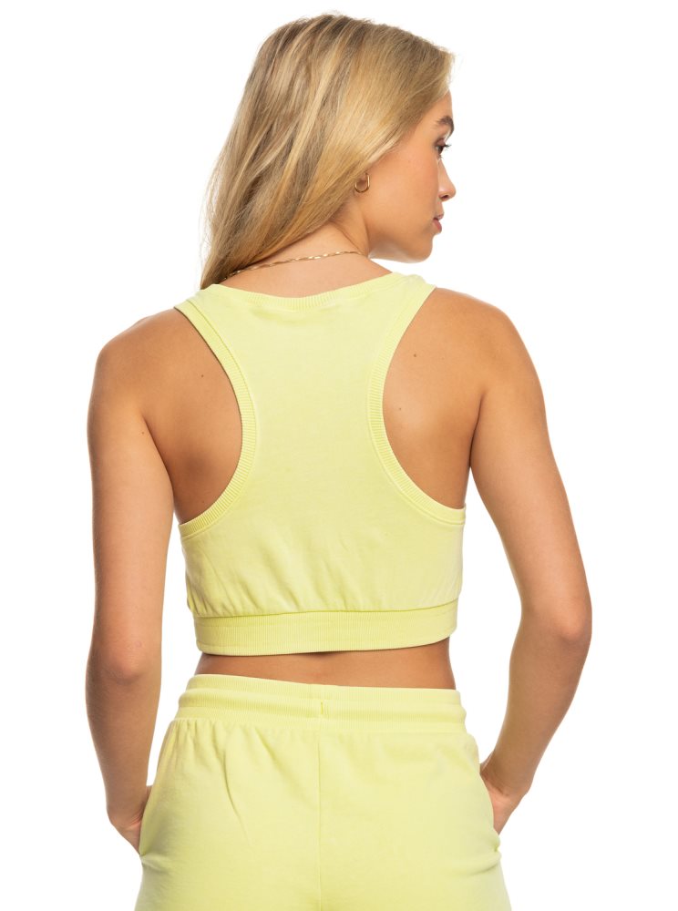 Debardeur Roxy Taking It Easy Cropped Vert Femme | JRN-56892828