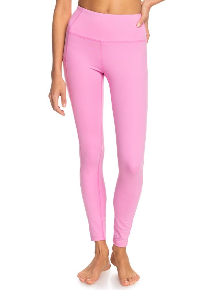 Leggings Roxy Heart Into It Technical Violette Femme | EZG-83621971