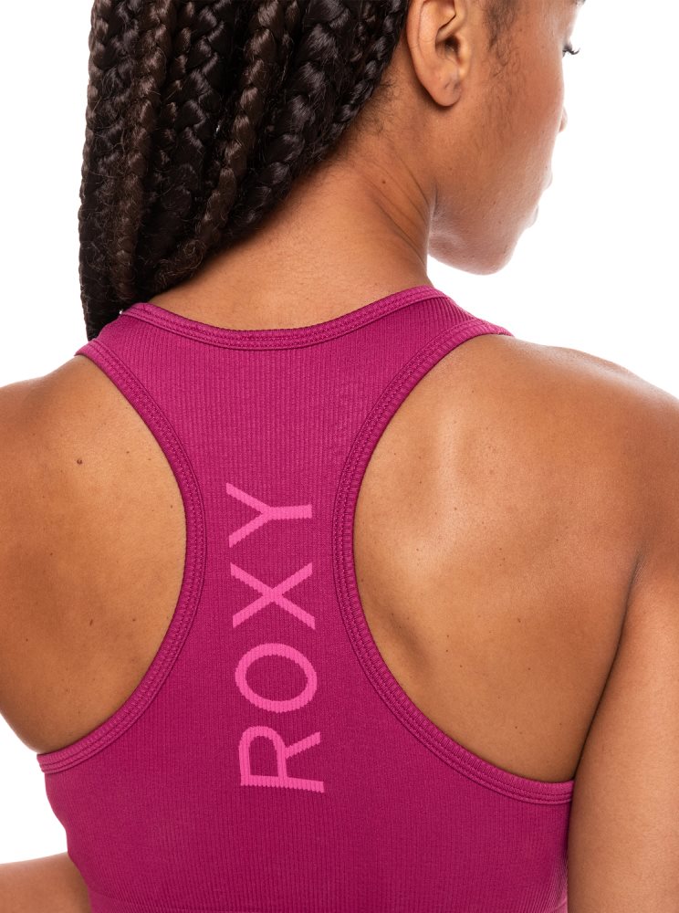 Soutien Gorge Sport Roxy Time To Pretend Rose Femme | VHJ-12254640